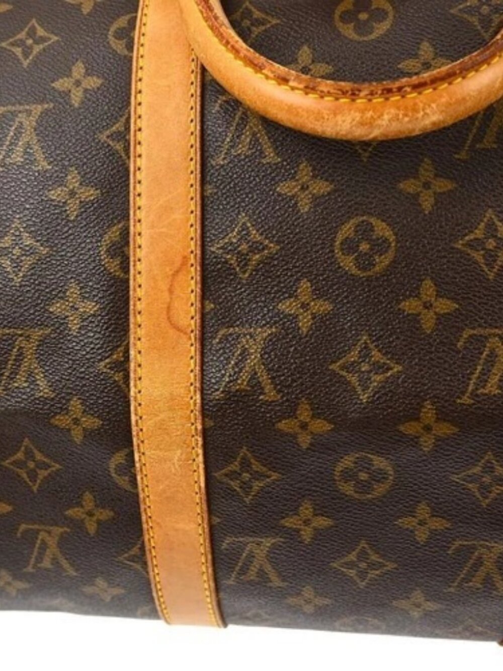 BUYIT03 LOUIS VUITTON KEEPALL 50 TRAVEL HANDBAG MONOGRAM M41426 MB0960 YQ07762 - Picture 11 of 16